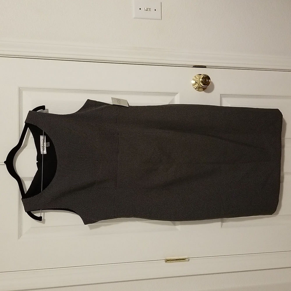 Kasper Black/White dress Size 10 Knee length